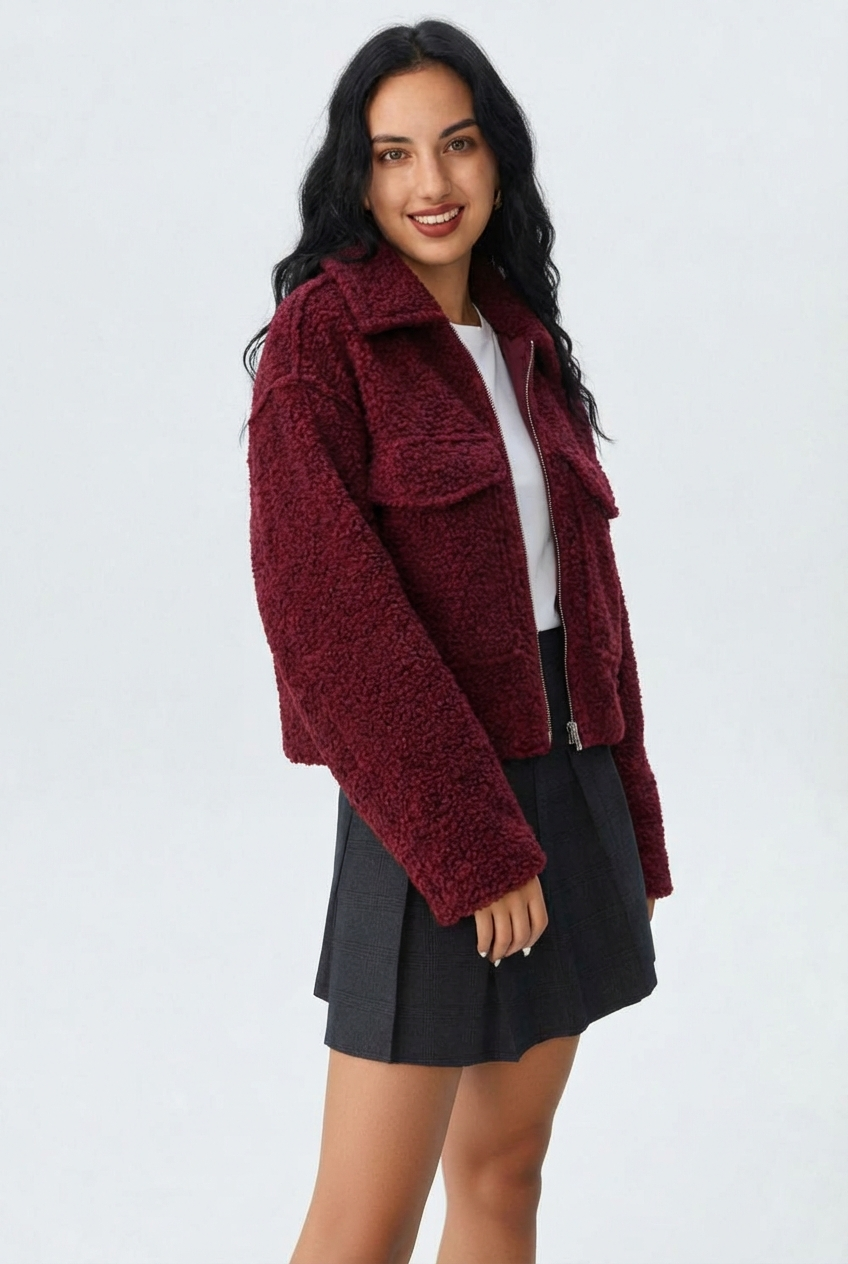Noa | Tweed Zip Jacket