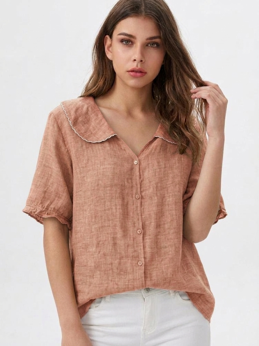 Lina | Linen Ease Blouse