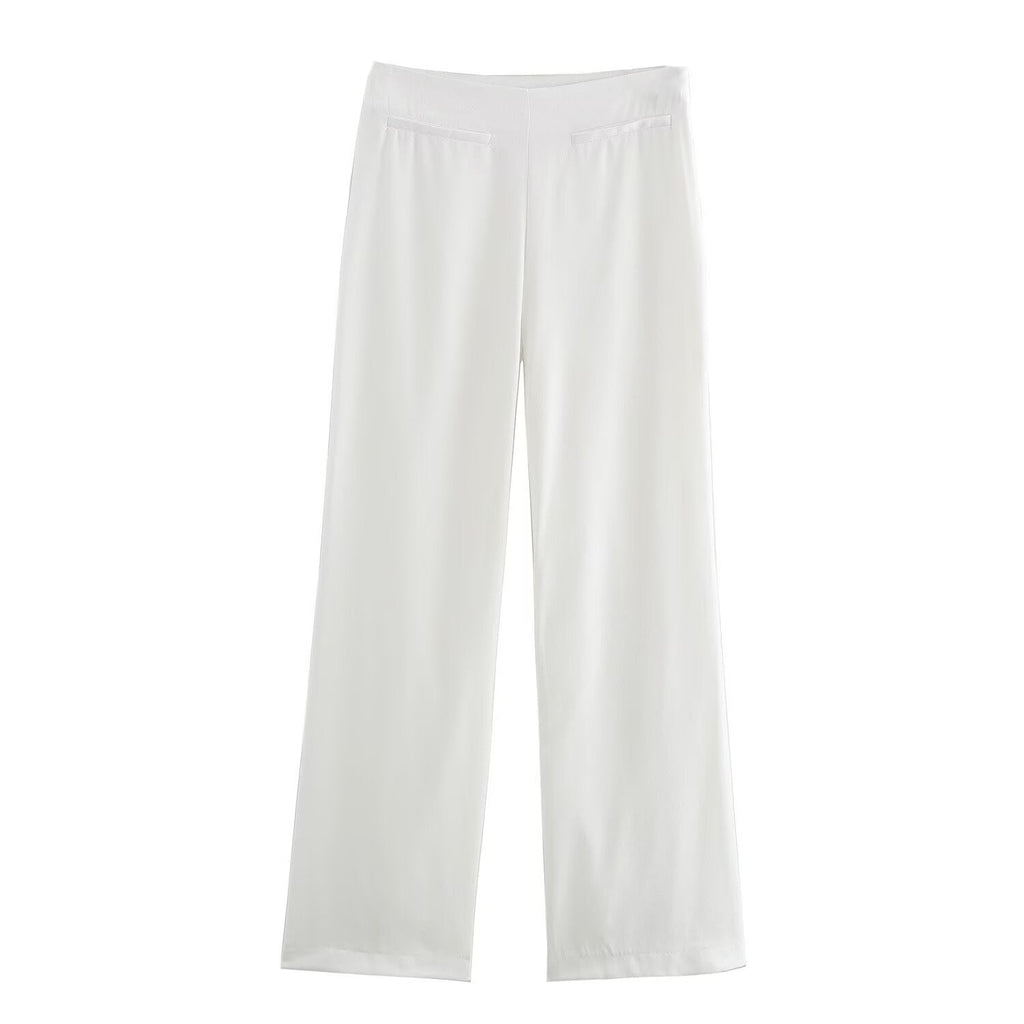 The Mae Elisa Tailored Vest & Wide Leg Pants