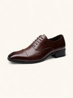 Liam | Cap Toe Oxford Lace-up Dress Shoes with Polished Finish