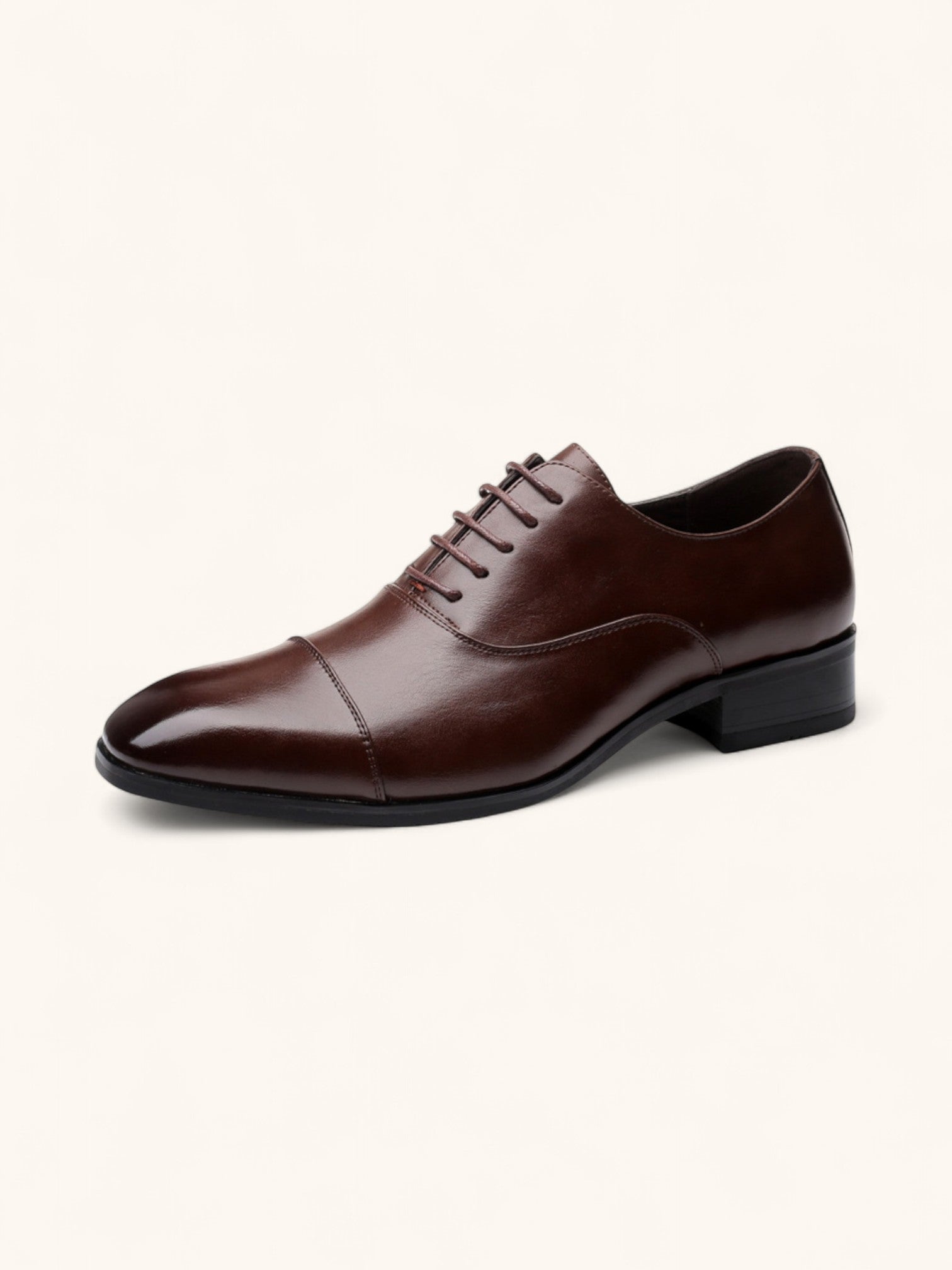 Liam | Cap Toe Oxford Lace-up Dress Shoes with Polished Finish