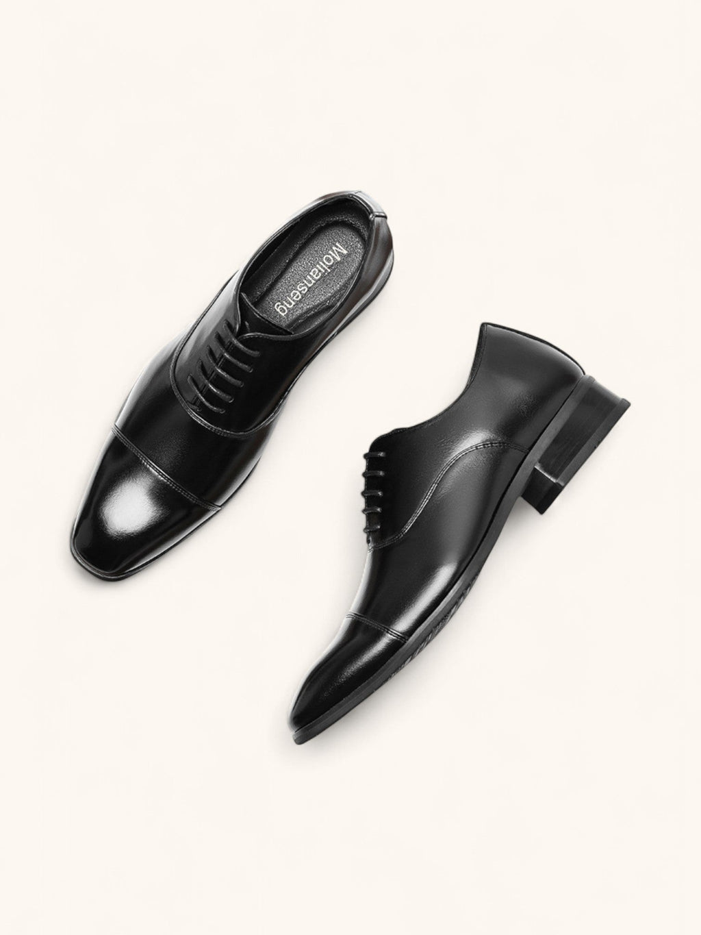 Liam | Cap Toe Oxford Lace-up Dress Shoes with Polished Finish