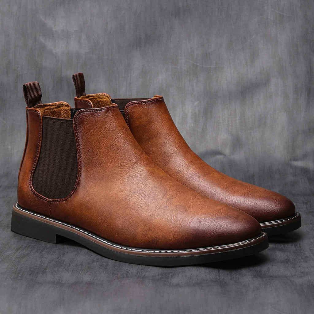 Kian | Classic Chelsea Boots with Elastic Panels