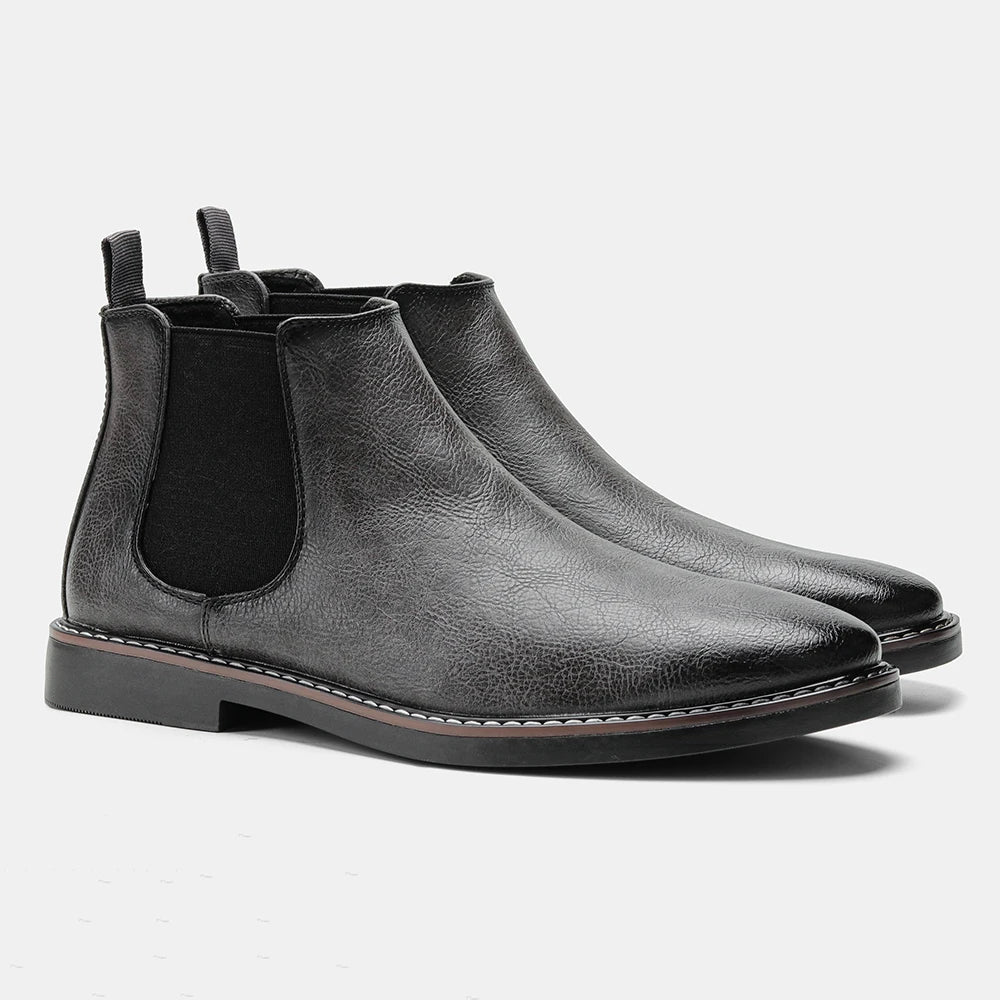 Kian | Classic Chelsea Boots with Elastic Panels