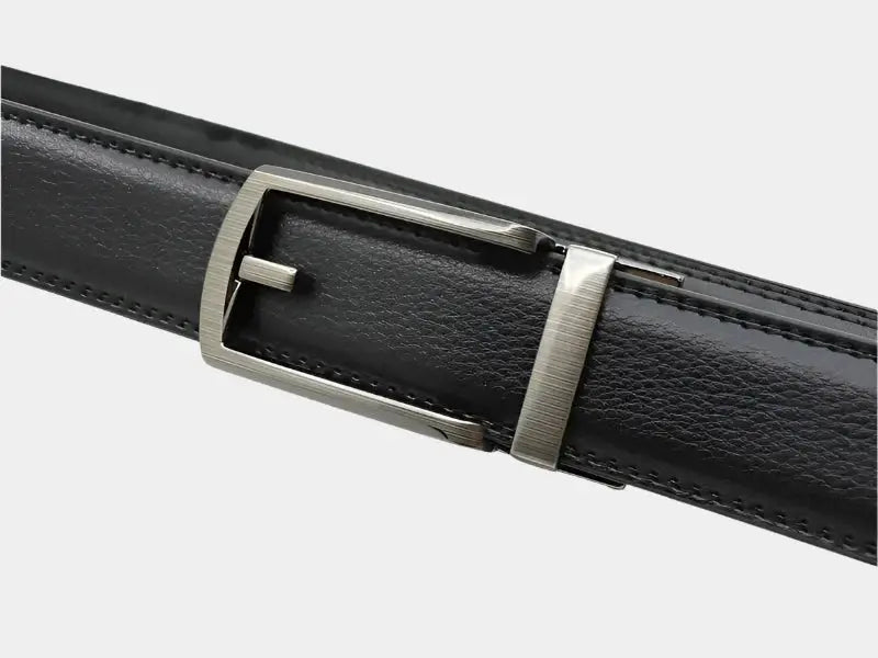 Kian | Gunmetal Automatic Buckle Adjustable Dress Belt