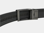 Kian | Gunmetal Automatic Buckle Adjustable Dress Belt