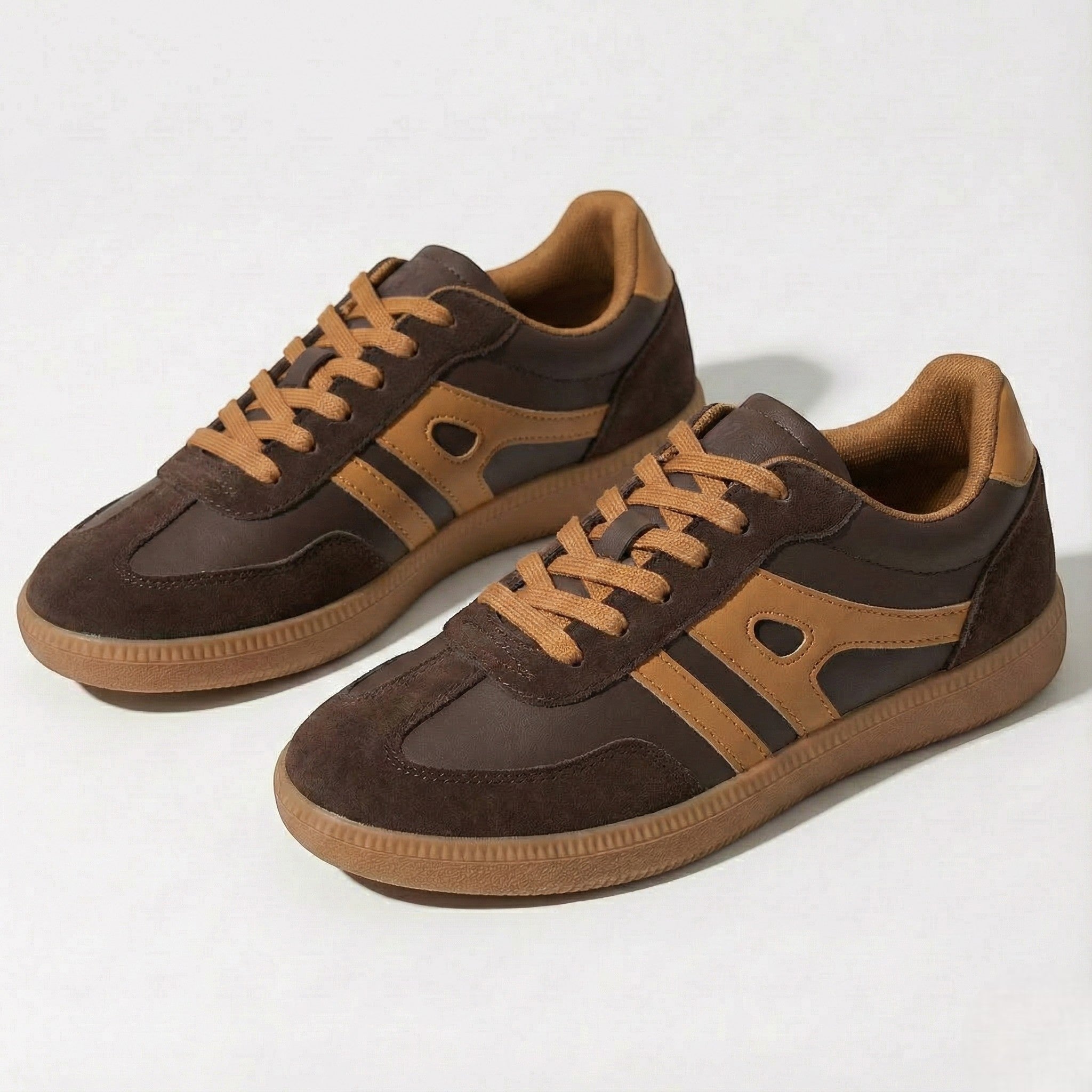 Lia | Retro Color-block Low-top Casual Sneakers