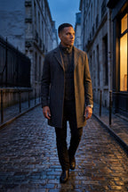 Liam | Tailored Three-button Winter Coat with Notched Lapel
