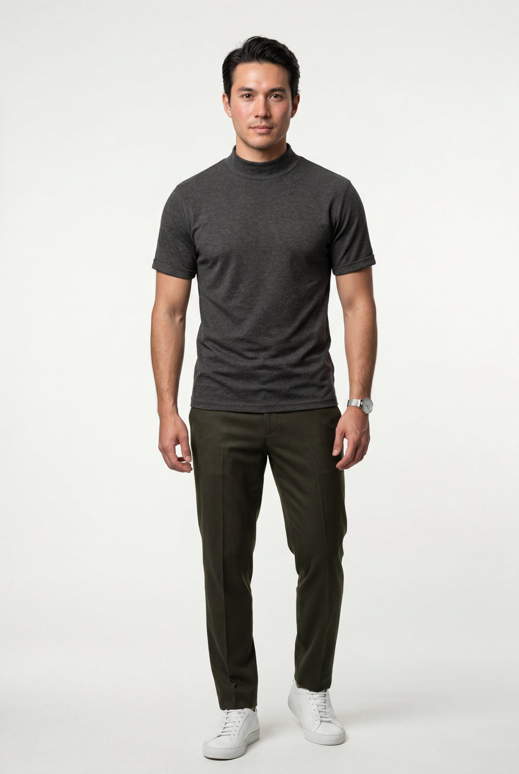 James | Regular Fit Crew Neck Short Sleeve T-Shirt For Men