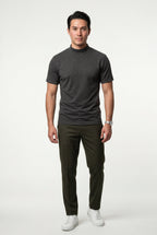 Men's Regular Fit Crew Neck Short Sleeve T-Shirt | James