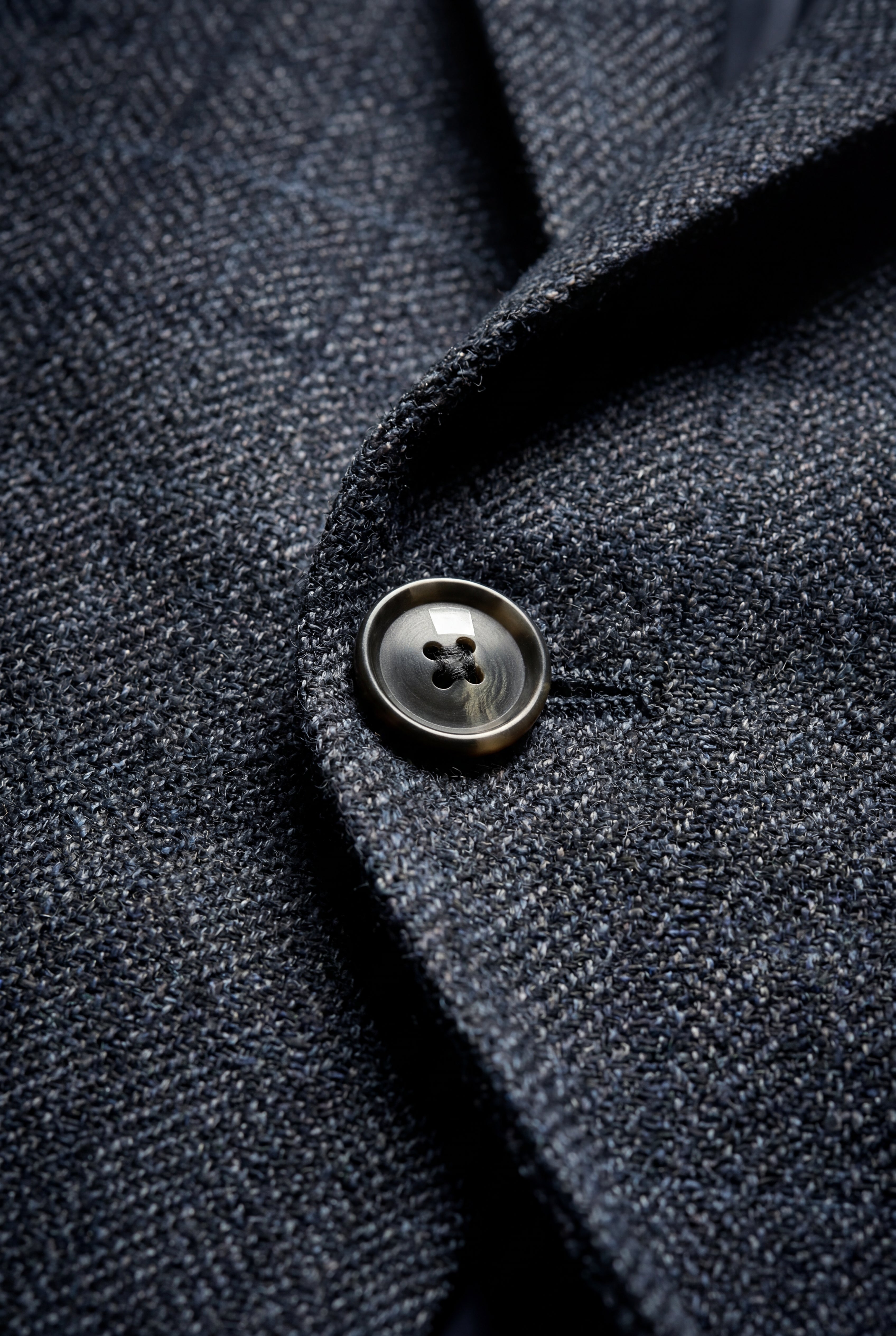 Plaid Tailored Single-breasted Blazer with Notched Lapel | Elcevi
