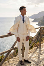 Liam | Slim Fit Three-piece Suit with Notch Lapel Vest