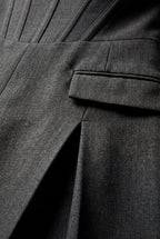 Elcevi | Sleeveless Tailored Mini Dress with Pleats For Women