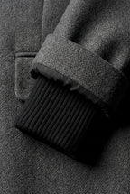Kim | Women's Oversized Double-Breasted Long Coat with Lapel