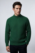 Liam | Chunky Ribbed Slim Fit Crewneck Sweater