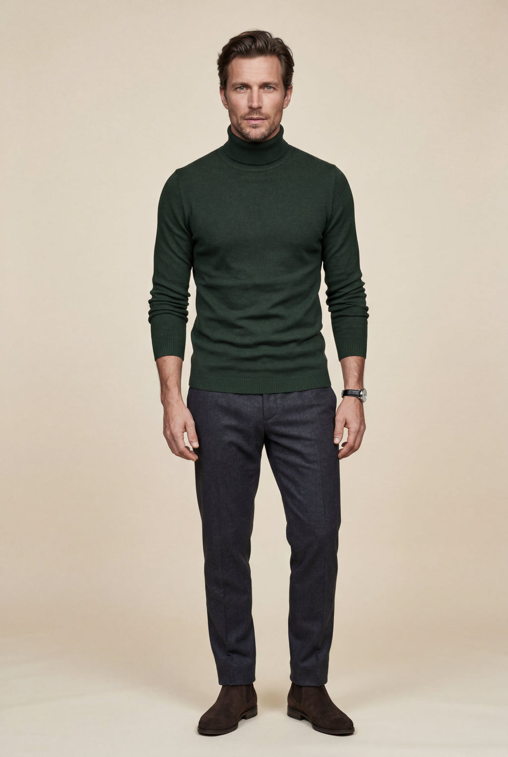 Gio | Classic Slim Fit Turtleneck Sweater