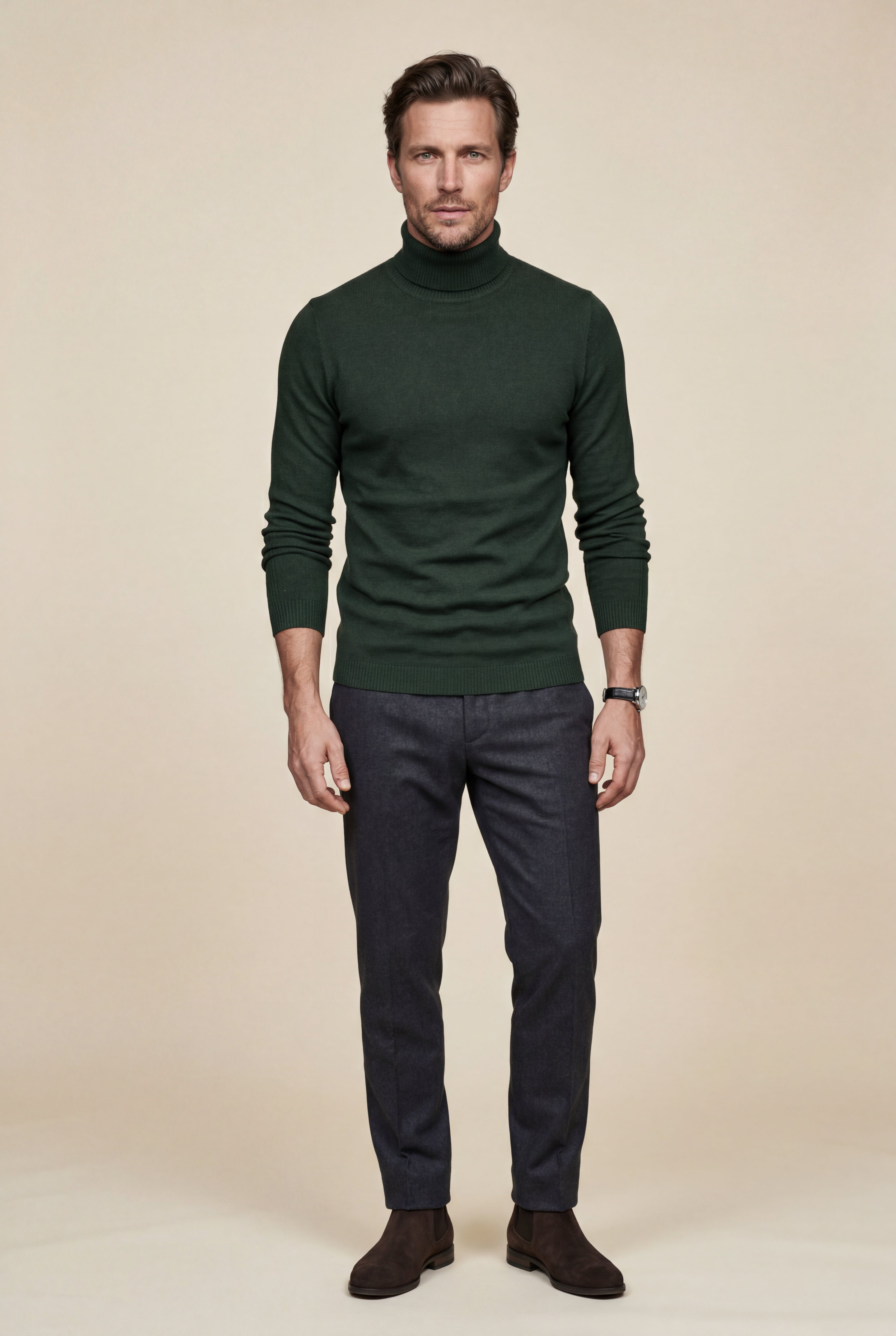 Gio | Classic Slim Fit Turtleneck Sweater