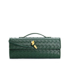 Lieke | Metallic Structured Clutch Shoulder Bag