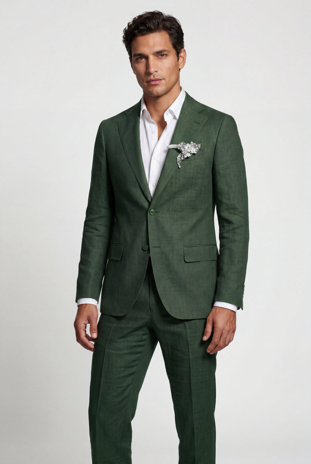 Liam | Pastel Slim Fit Two-piece Suit with Notched Lapel