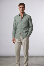Liam | Relaxed Long-sleeve Shirt and Drawstring Pants Set