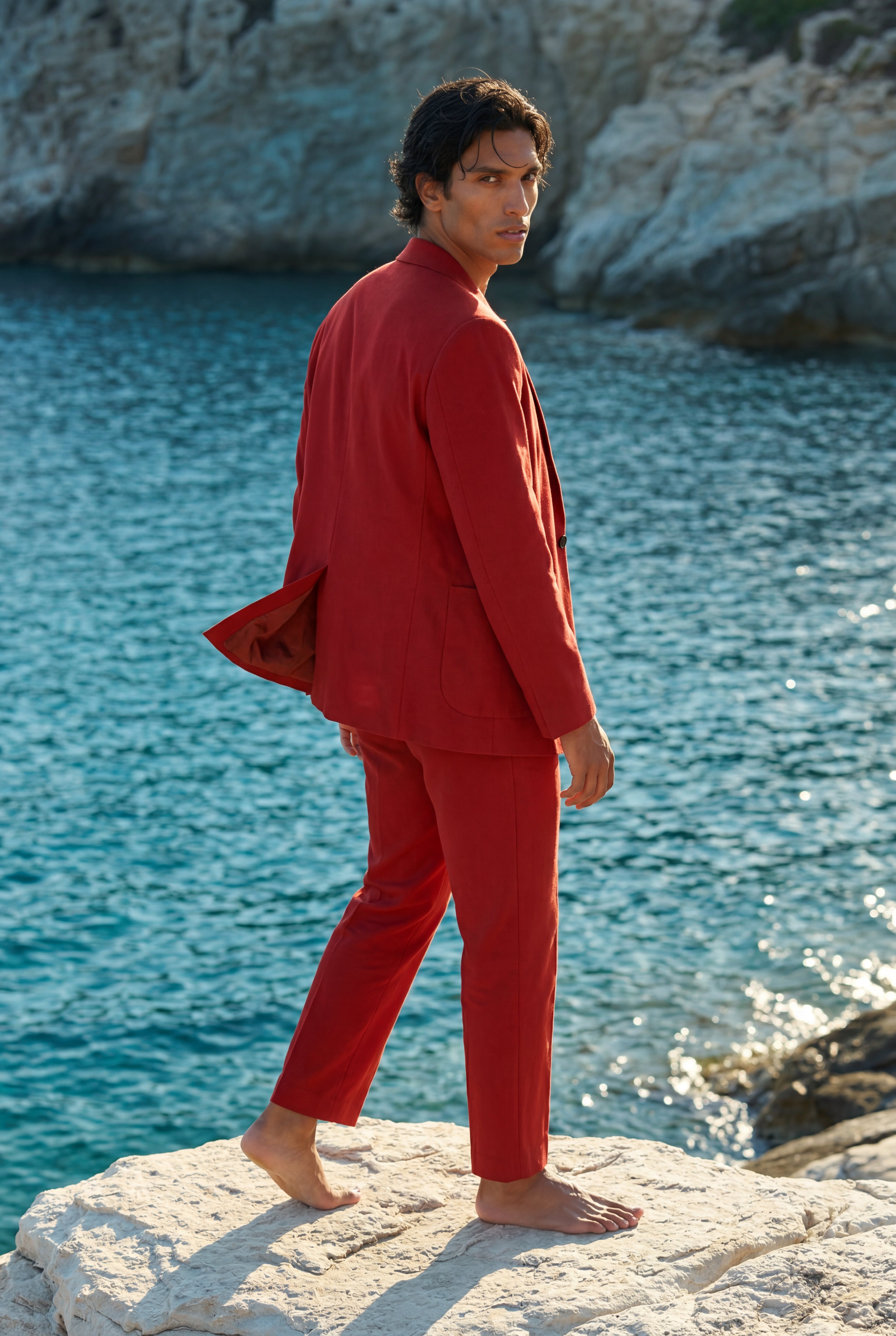 Liam | Slim Fit Single-breasted Two Piece Suit Set
