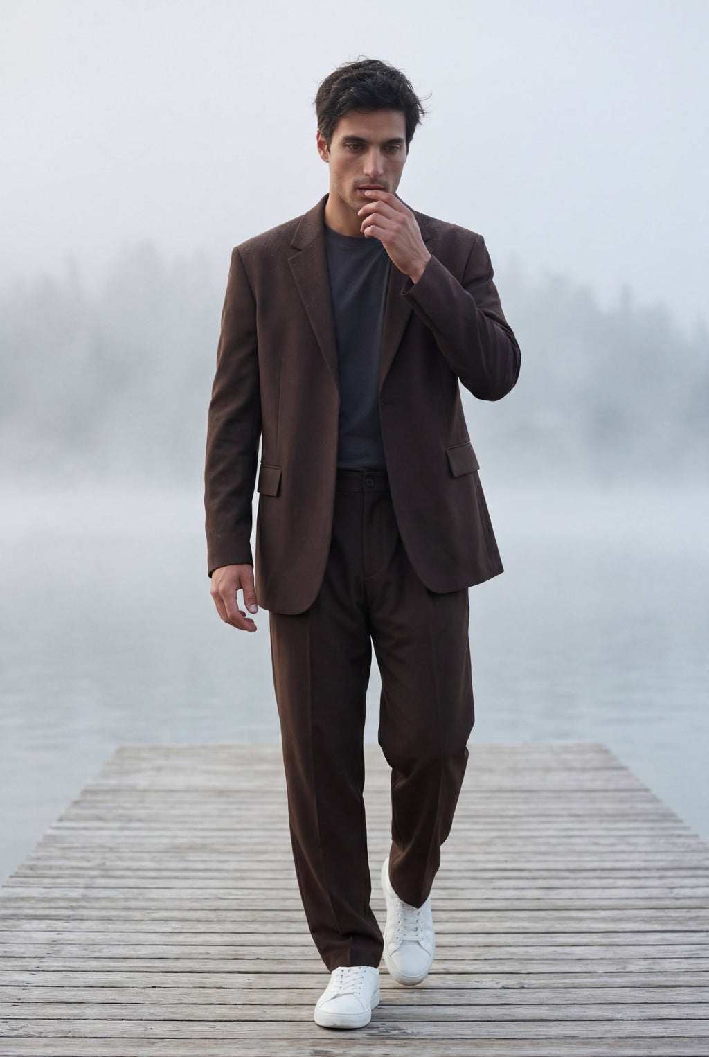 Liam | Slim Fit Single-breasted Two Piece Suit Set