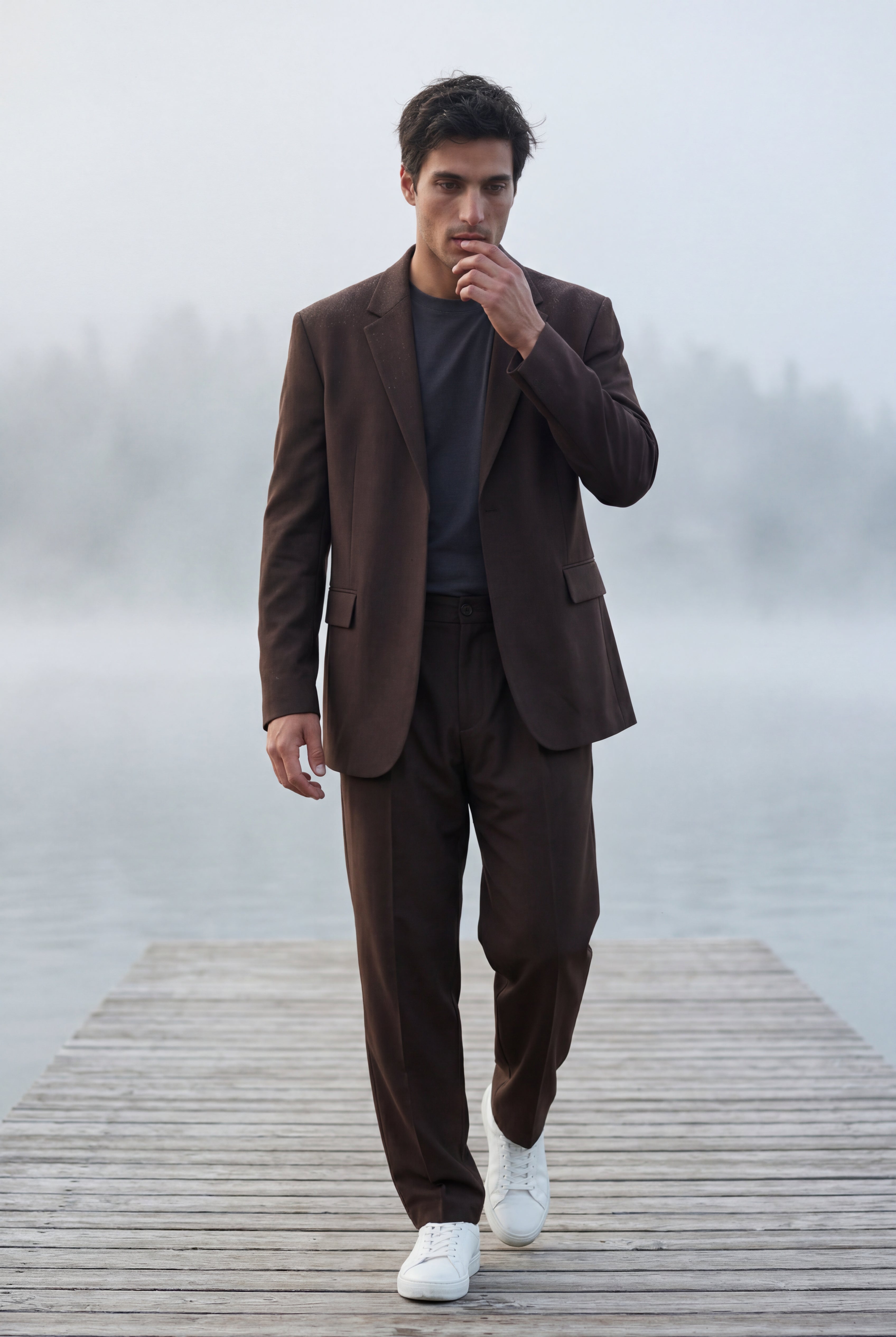 Liam | Slim Fit Single-breasted Two Piece Suit Set