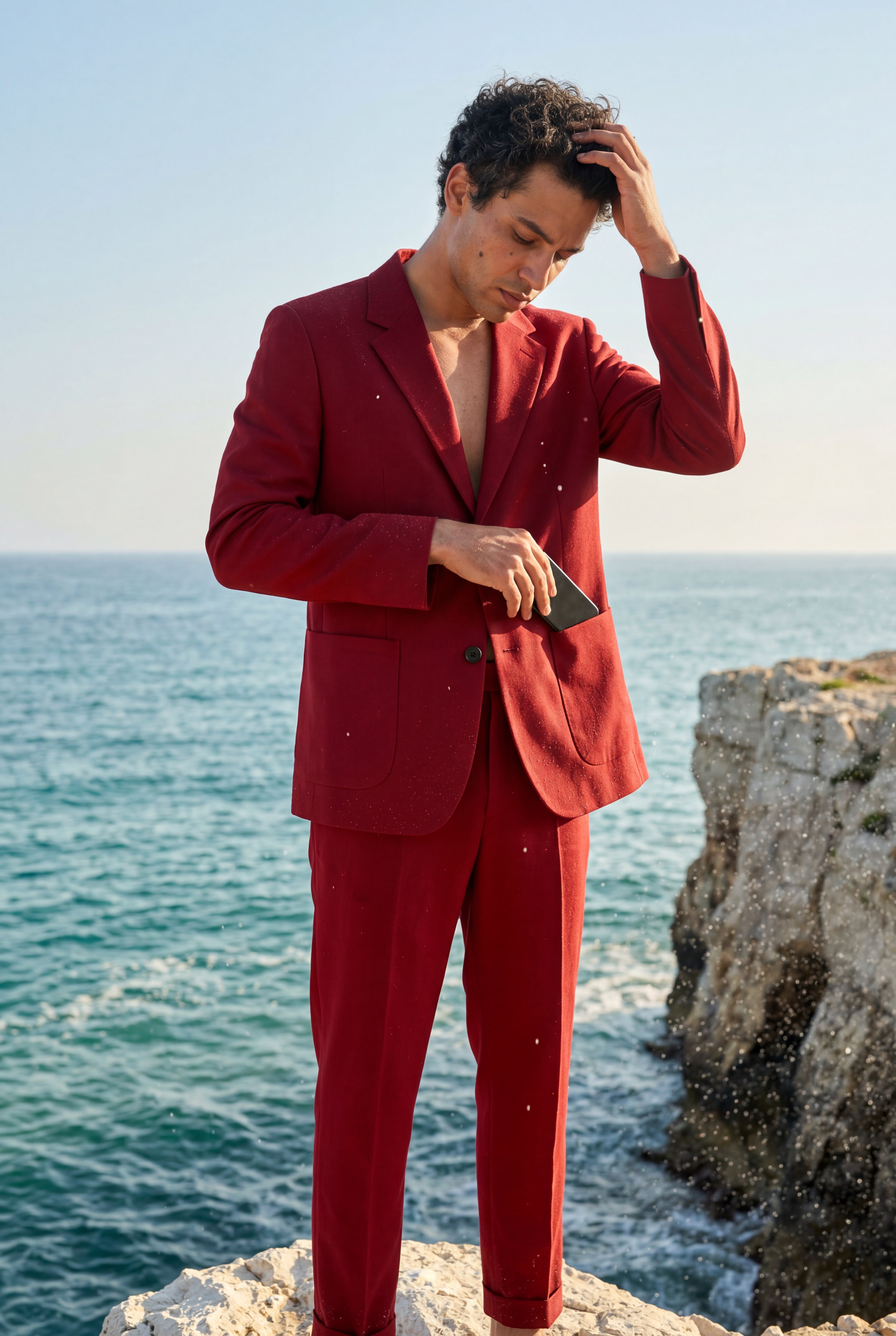 Liam | Slim Fit Single-breasted Two Piece Suit Set