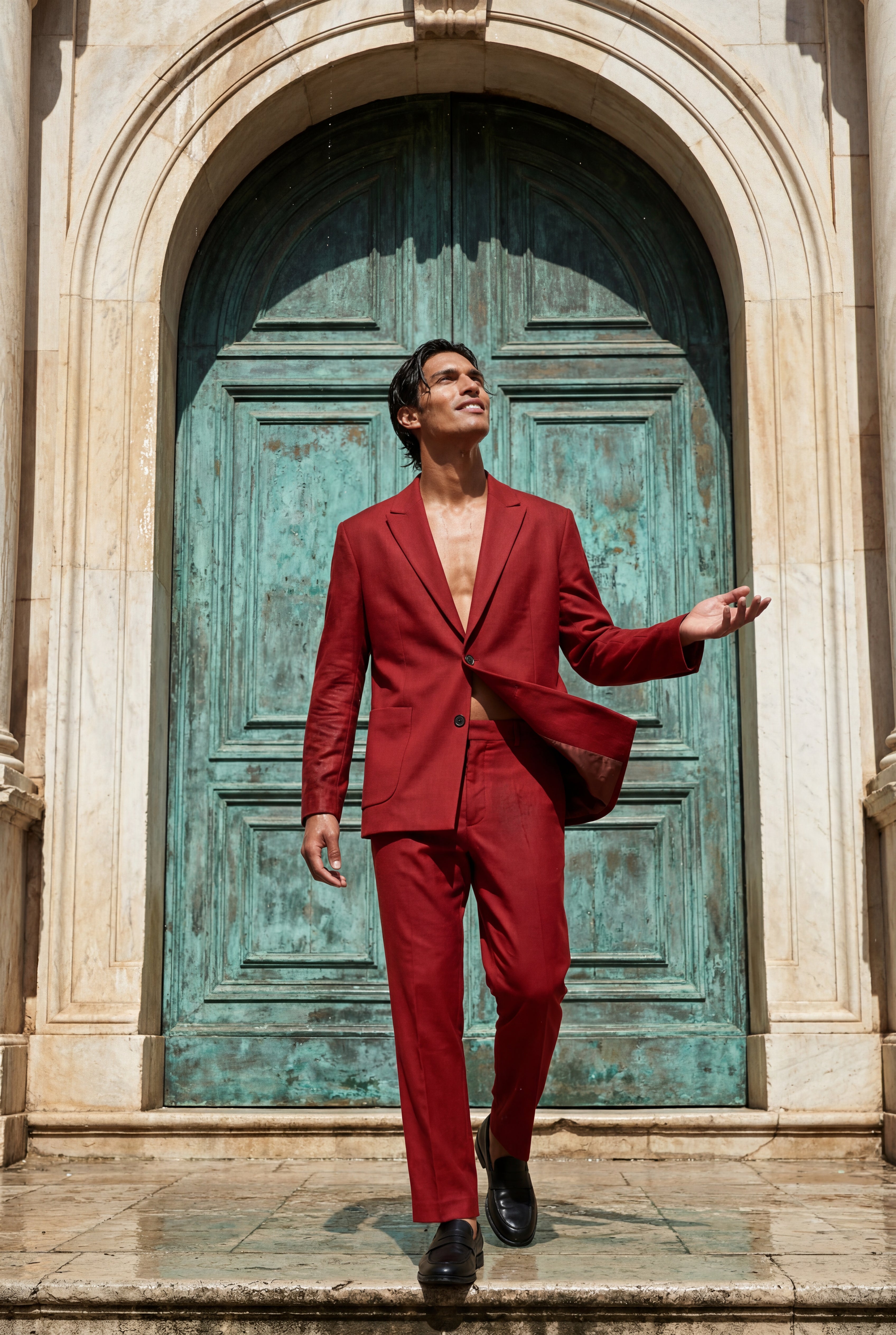 Liam | Slim Fit Single-breasted Two Piece Suit Set