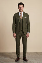 Liam | Slim Fit Three-piece Tailored Formal Suit Set