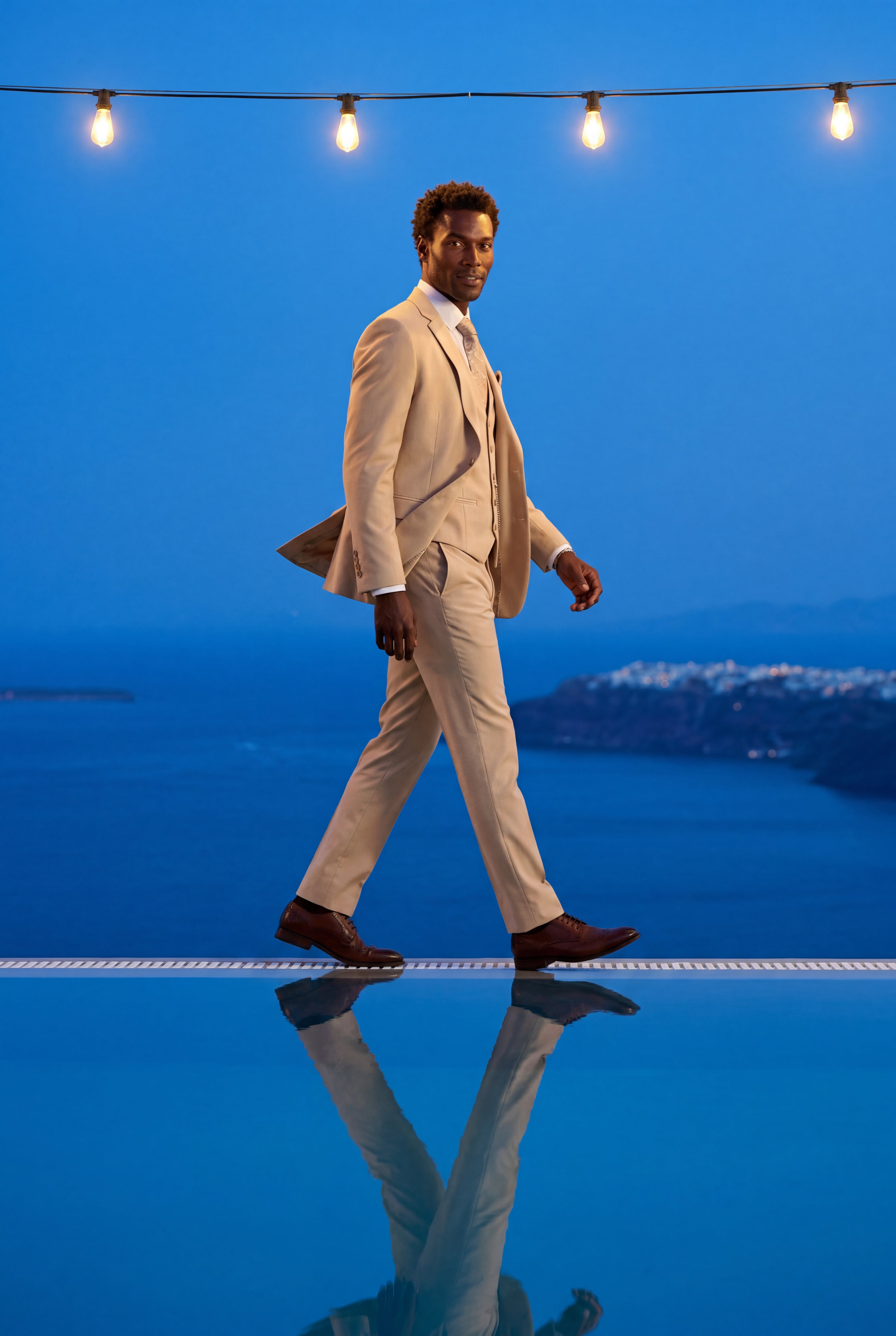 Liam | Slim Fit Three-piece Tailored Formal Suit Set