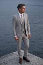 Liam | Slim Fit Three-piece Tailored Formal Suit Set