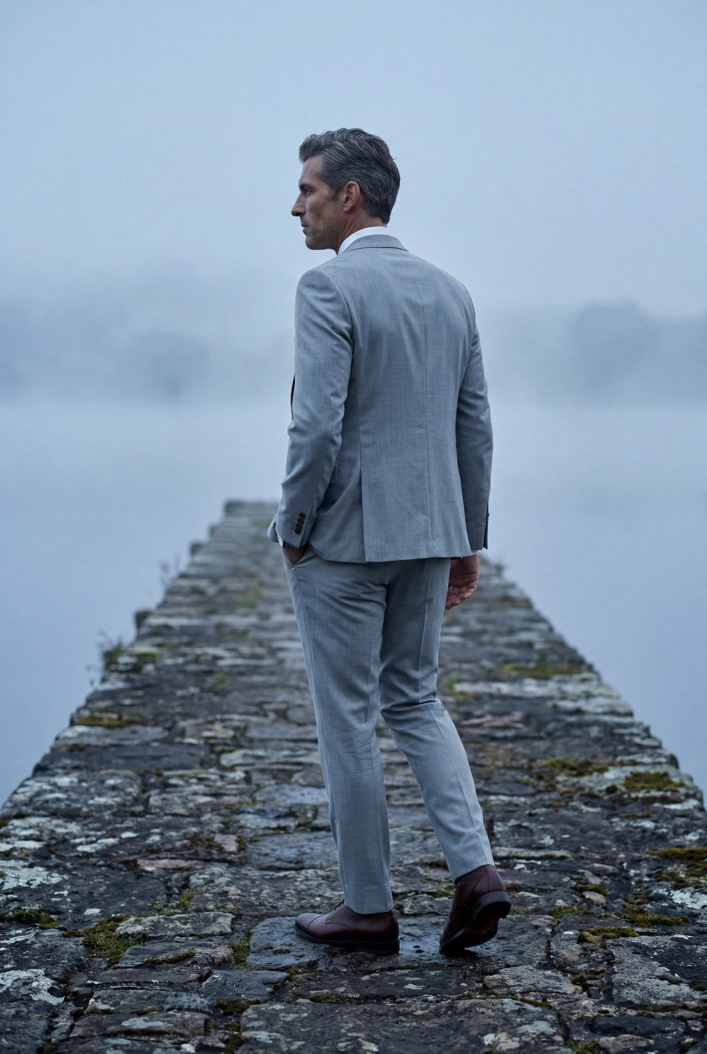 Liam | Slim Fit Three-piece Tailored Formal Suit Set