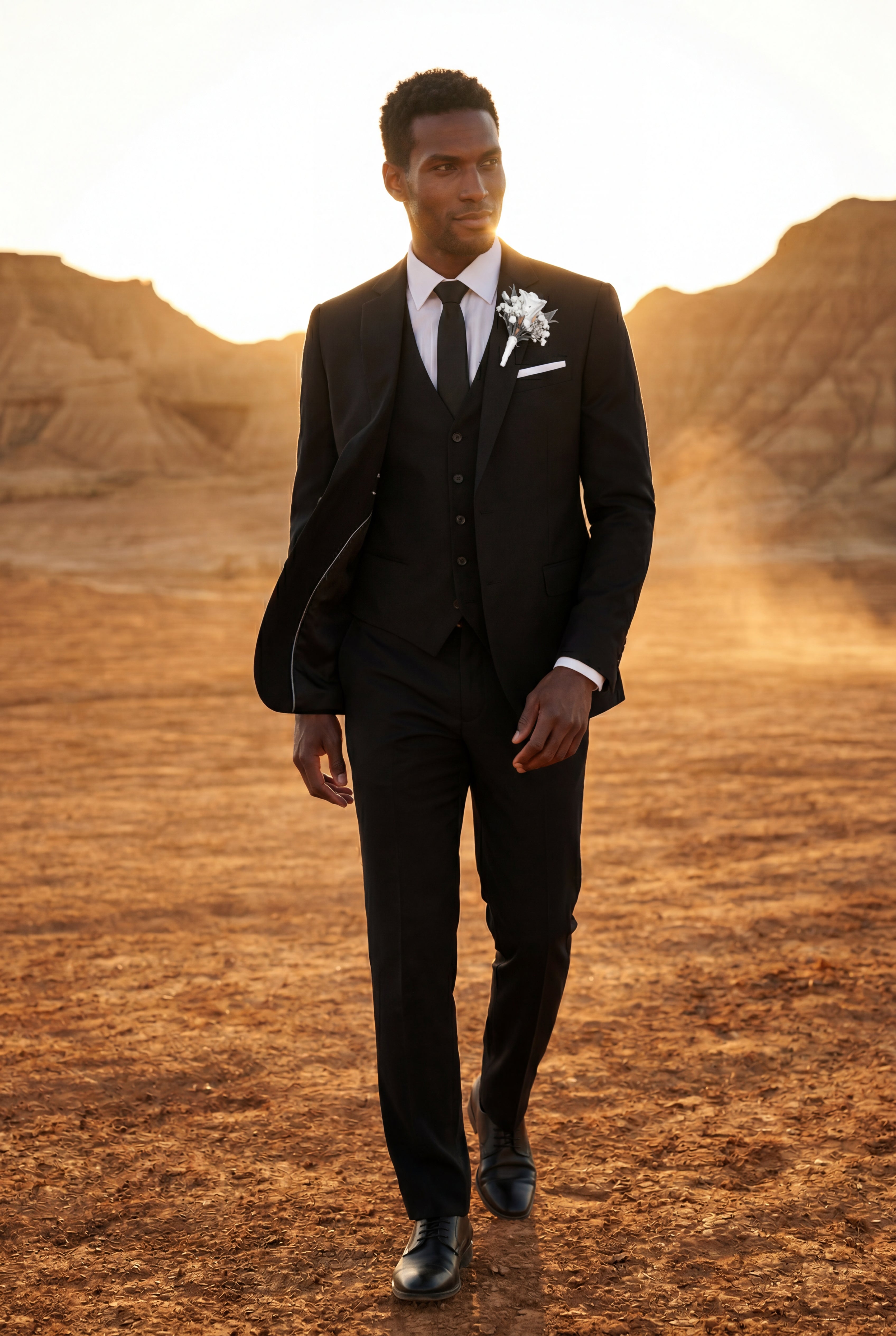 Liam | Slim Fit Three-piece Tailored Formal Suit Set