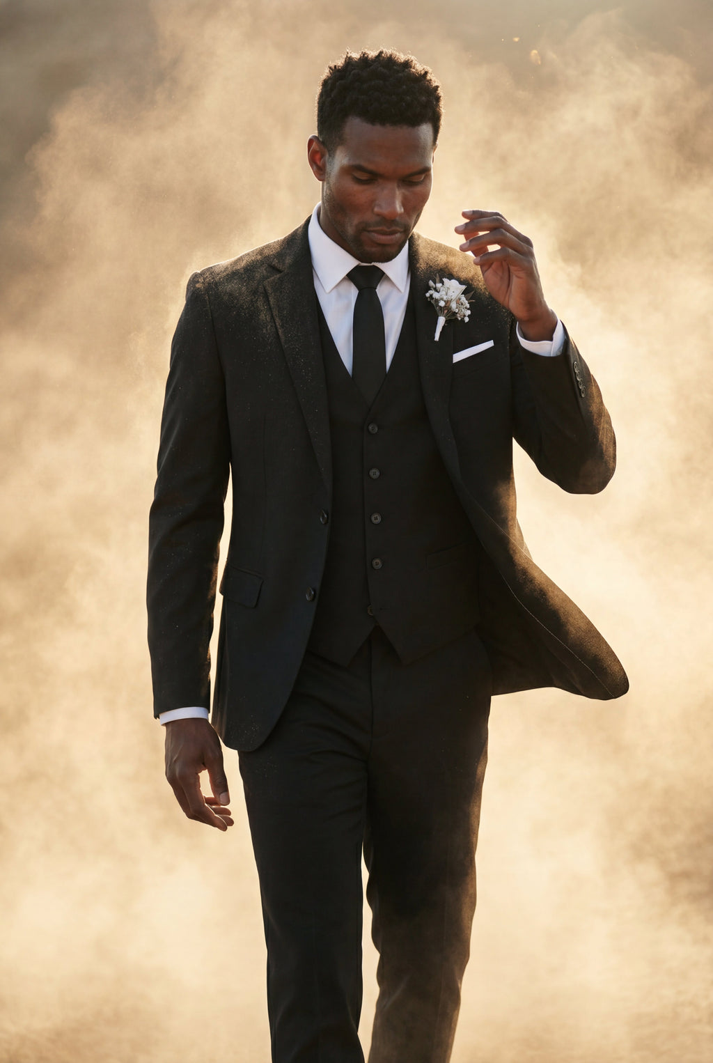 Liam | Slim Fit Three-piece Tailored Formal Suit Set