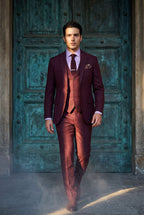 Liam | Slim Fit Three-piece Tailored Formal Suit Set