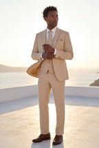 Liam | Slim Fit Three-piece Tailored Formal Suit Set