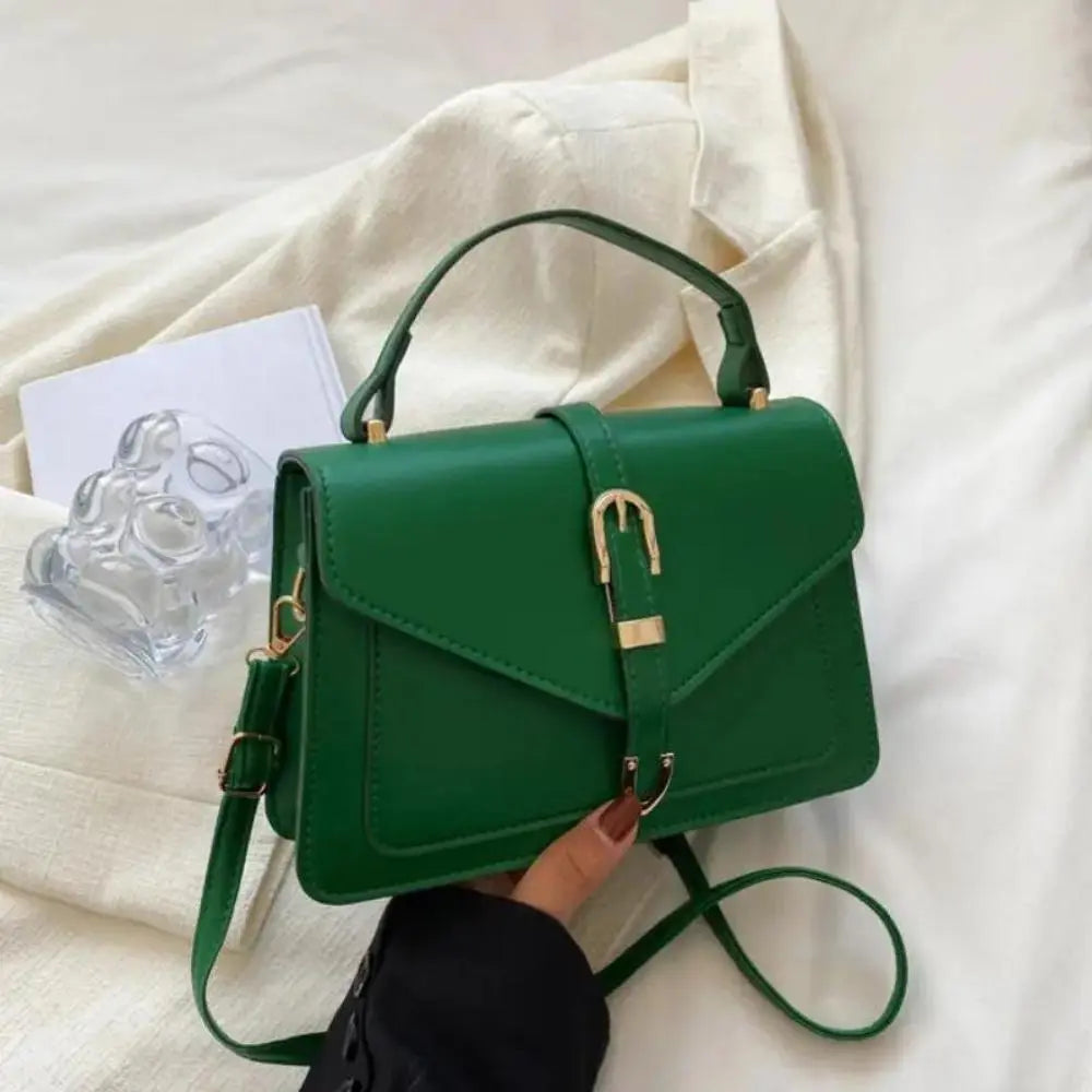 Lieke | Structured Mini Crossbody Bag with Buckle Detail
