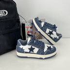 Lia | Women's Star Patch 90s-Inspired Low-Top Sneakers