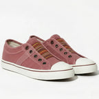 Lia | Multicolor Elastic Band Slip-on Canvas Sneaker
