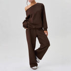 Lily | Sporty Casual Two-Piece Set with Off-Shoulder Design
