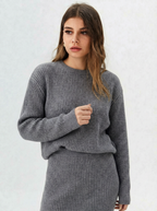 Lia | Ribbed Knit Dress