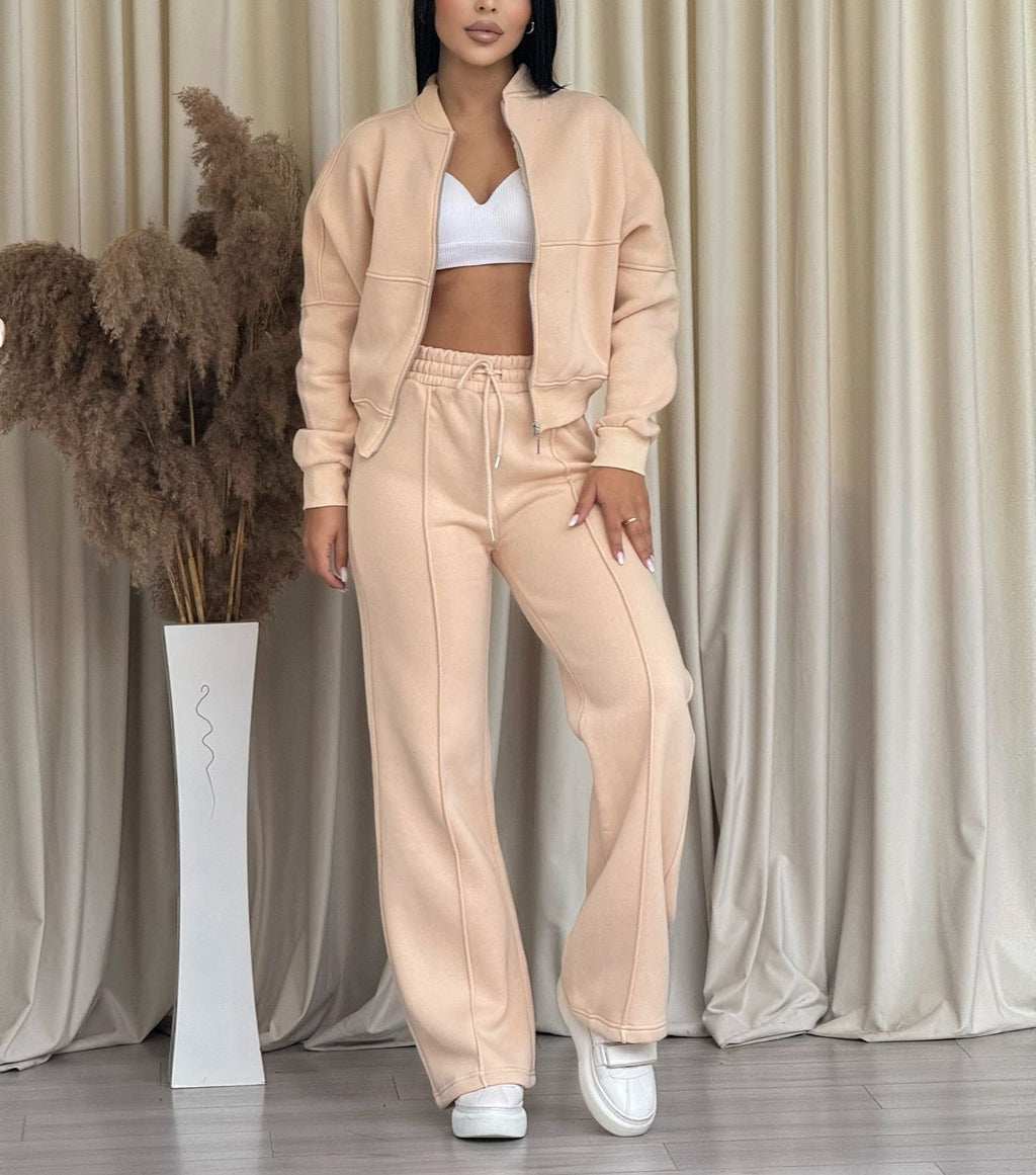 Lili | Women's Two-Piece Zip Jacket & Trousers Set