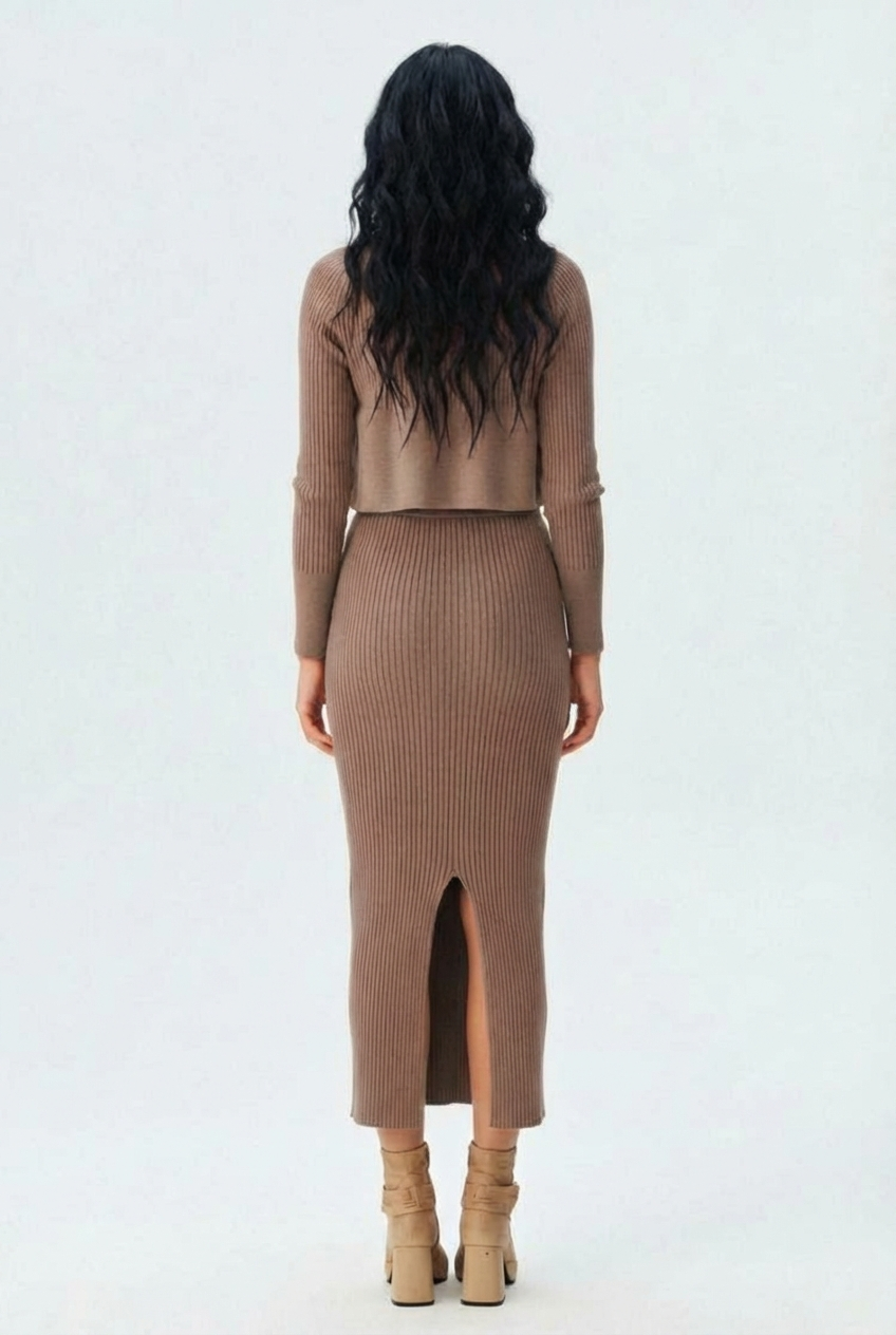 Lisa | Ribbed Knit Set