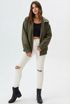 Noa |  Faux Leather Jacket