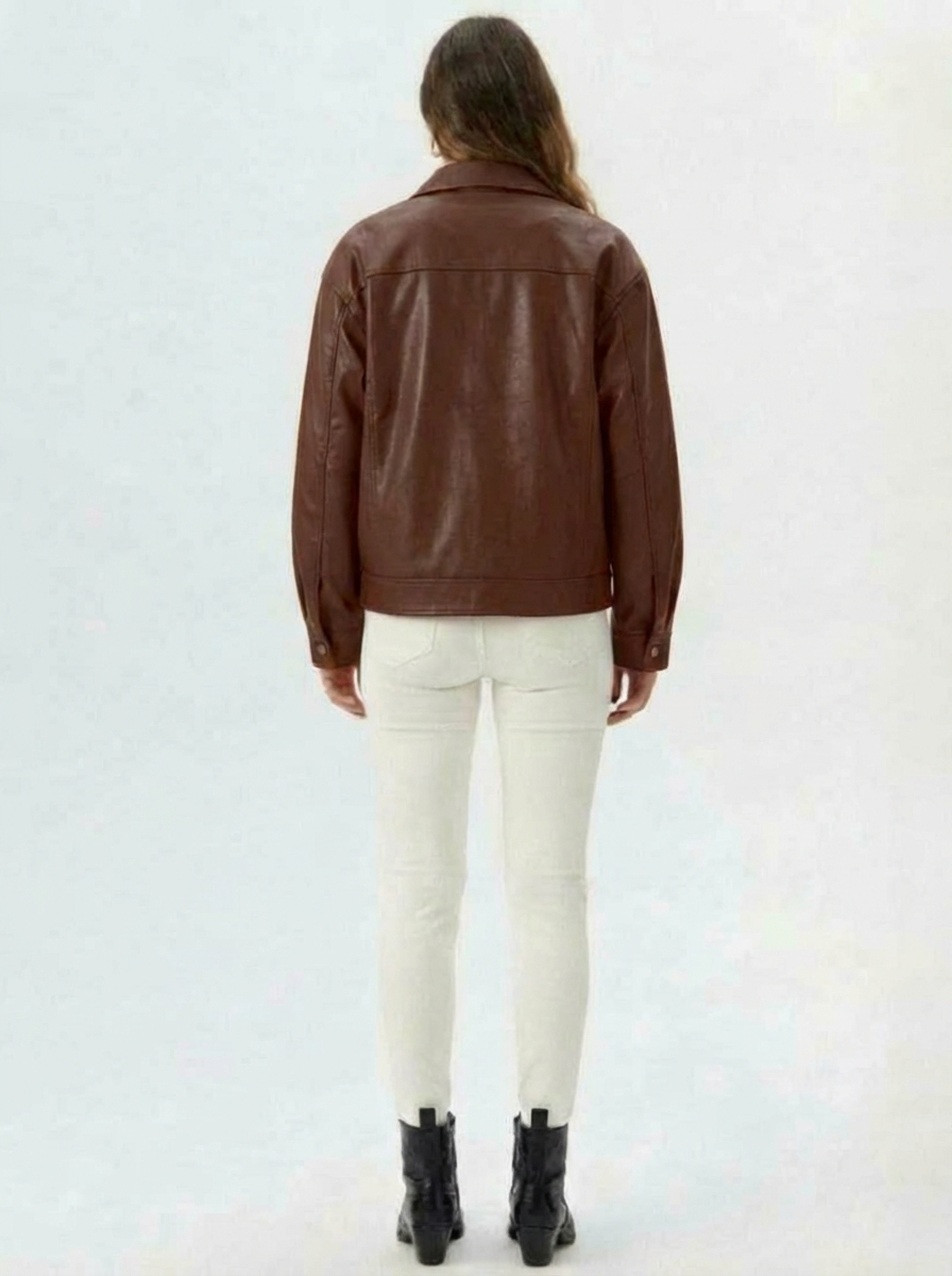 Noa |  Faux Leather Jacket