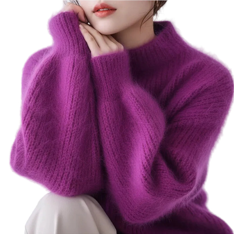 Janice |  Lantern Sleeve Sweater