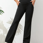 Esra | All-Season Athleisure Flared Pants