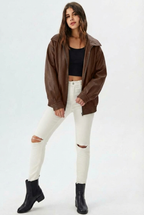 Noa |  Faux Leather Jacket