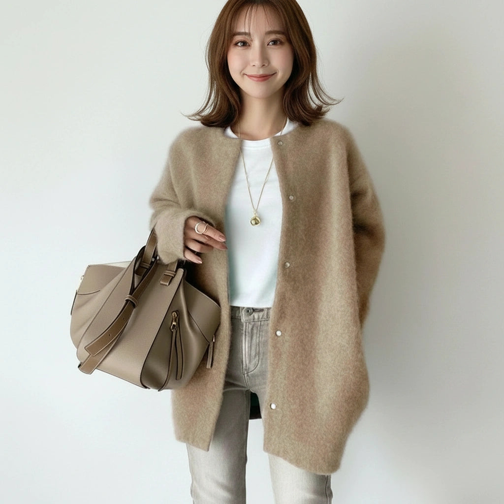 Elcevi | Cardigan Long Sleeve  For Women